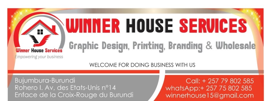 banner Imprimerie WINNER HOUSE SERVICES