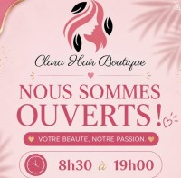 logo CLARA HAIR BOUTIQUE (Maison de beaut&eacute;)