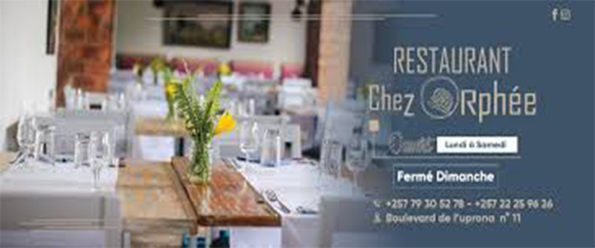 banner Restaurant Chez Orphée