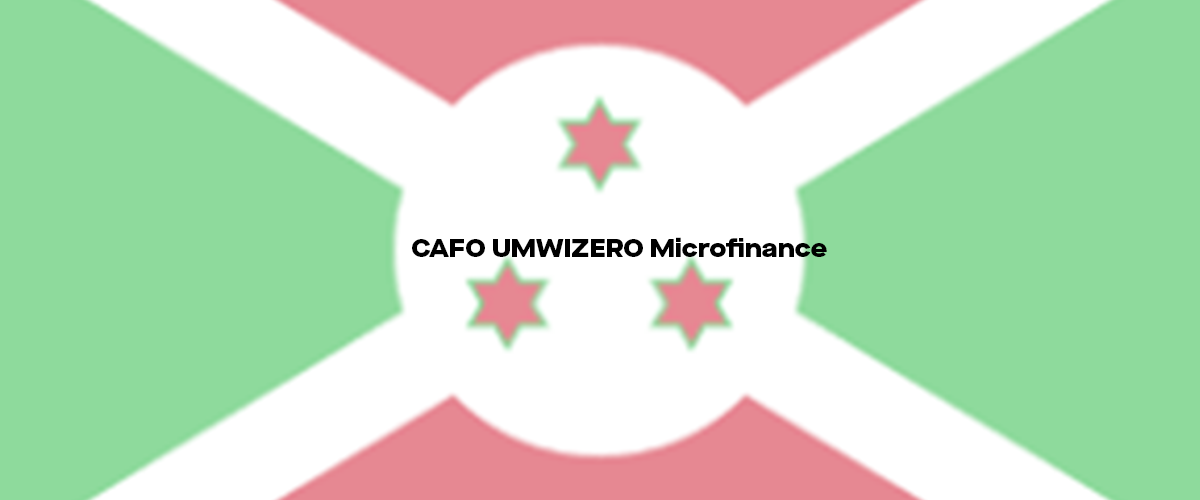 banner CAFO UMWIZERO Microfinance