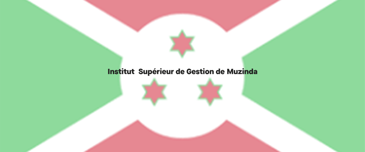 banner Institut  Supérieur de Gestion de Muzinda